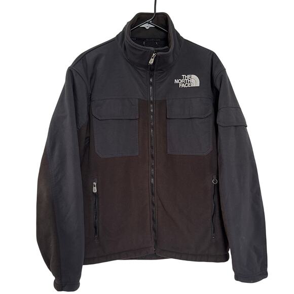 The North Face Salinas Fleece Jacket #AA5D001 brown black medium - Picture 1 of 14